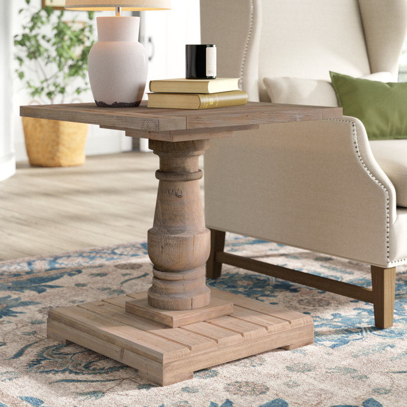 McKew Solid Wood End Table