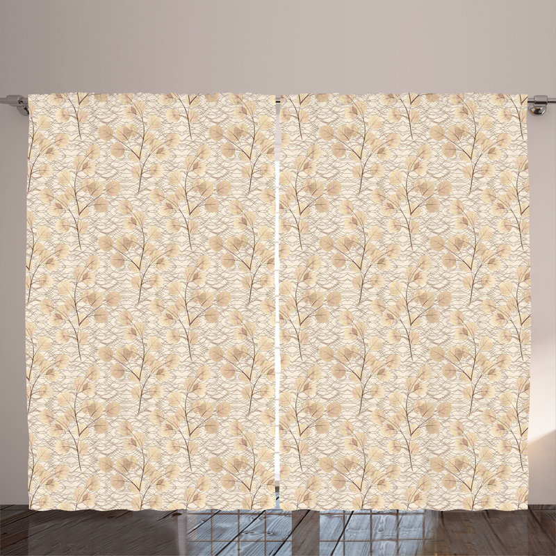 Semi Sheer Curtain Pair