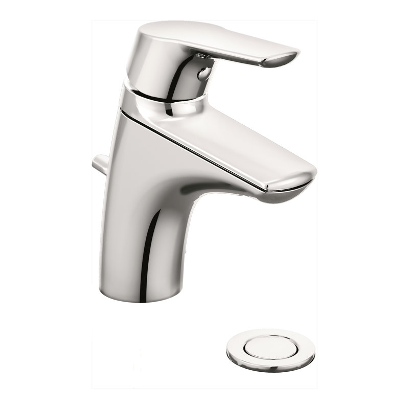 Robinet de salle de bain monotrou Method, Chrome