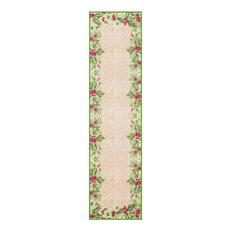 Jill Zarin Jamaica Caribbean Indoor/Outdoor Rug, Runner 2' x 8'