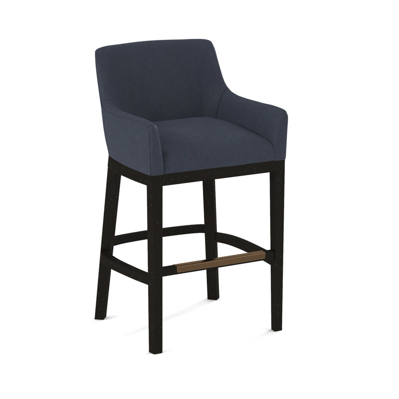 Upholstered Stool, White, Applause Float The Boat