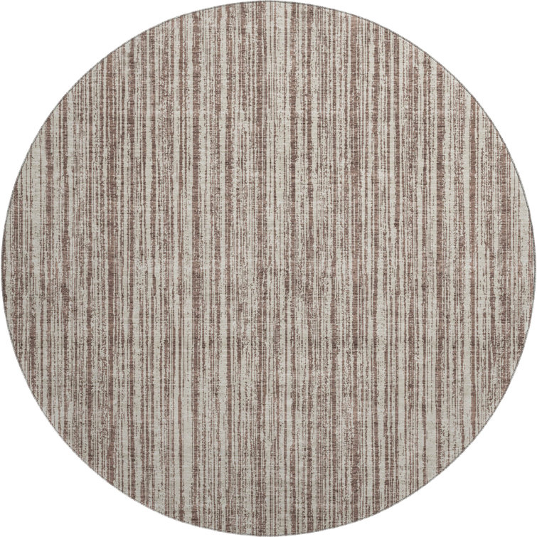 Premium Machine Washable Prisco Brown Rug