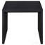 Table de bout carrée noire