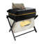 Ensemble de 4 valises pliantes en bois avec tablette