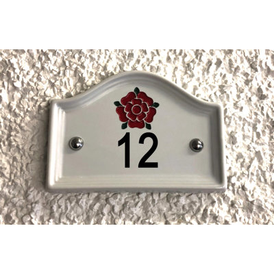 Walsham 16.5cm H Ceramic House Number