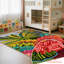  Tapis moderne de 7 x 10 pi avec tapis en caoutchouc antidérapant pour sous la table de salle à manger, Mandala-304853745