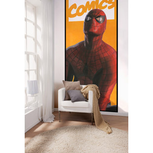 Spider-Man: Comics Badge Mural - Officially Licensed Marvel Removable