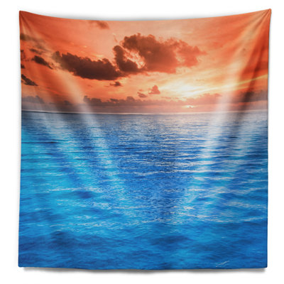 Tapisserie coucher de soleil