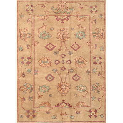 Tapis traditionnel brun clair Enely