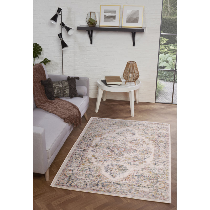 Morin Abstract Area Rug, Rectangle 80 x 150cm