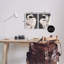 Cygnes prenant son envol, art mural par Grace Popp