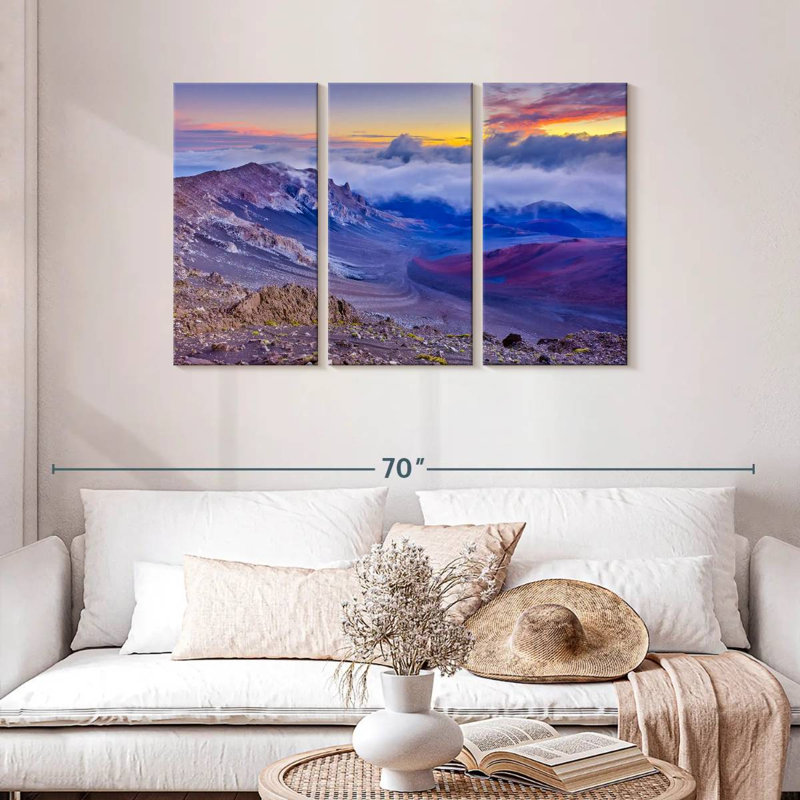 Maui Island Landscape, H 28 po x l 45 po