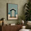Quiet Beach Hut Coastal - Wrapped Canvas-1855136401-1855136412