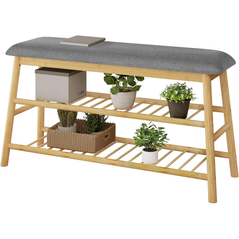 Mccain Polyester Blend Upholstered Storage Bench