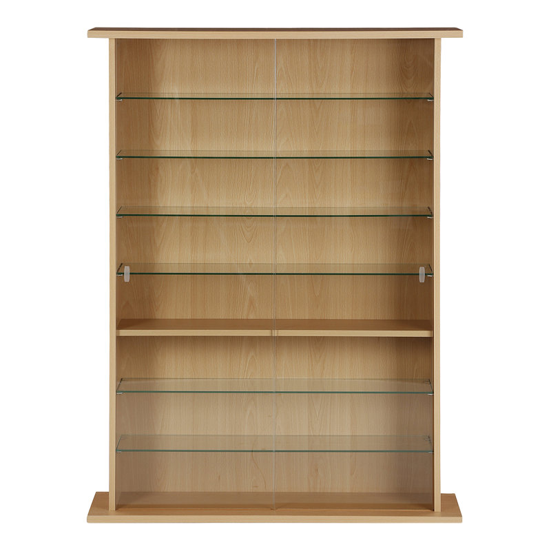 123.5cm H Media Shelves, Oak