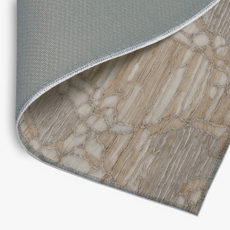 Tapis intérieur et extérieur gris Nature, Rectangulaire 8 pi x 10 pi
