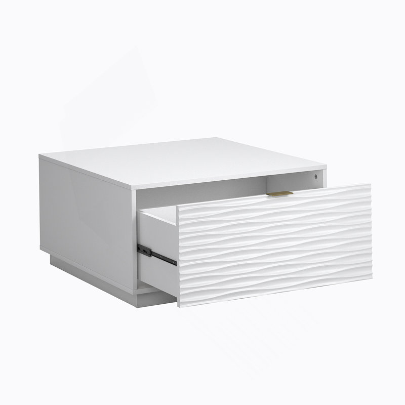 Table basse, finition blanche