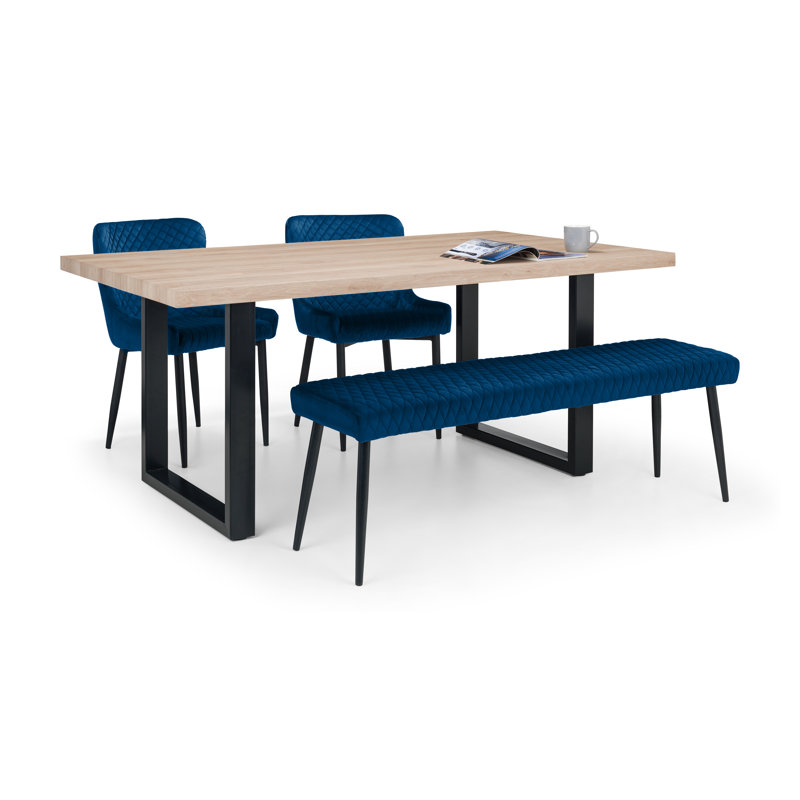 Wynnfield 4 - Person Dining Set, Blue