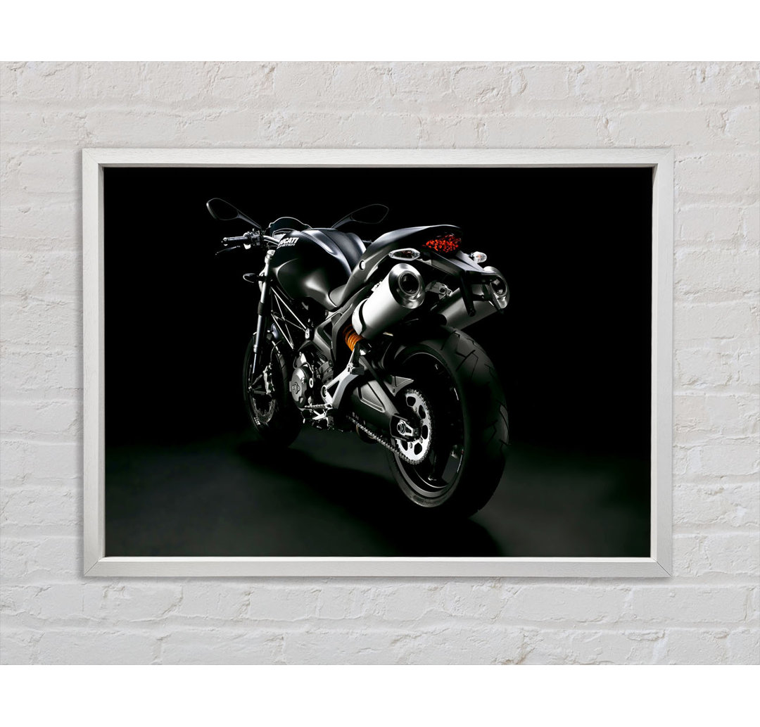 Ducati Motorrad Schwarz - Druck