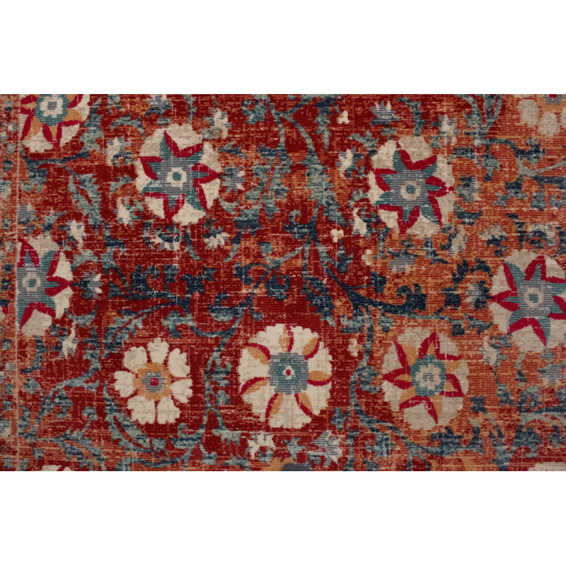 Cuthbertson Floral Indoor Rug, Rectangle 3'1" x 5'3"