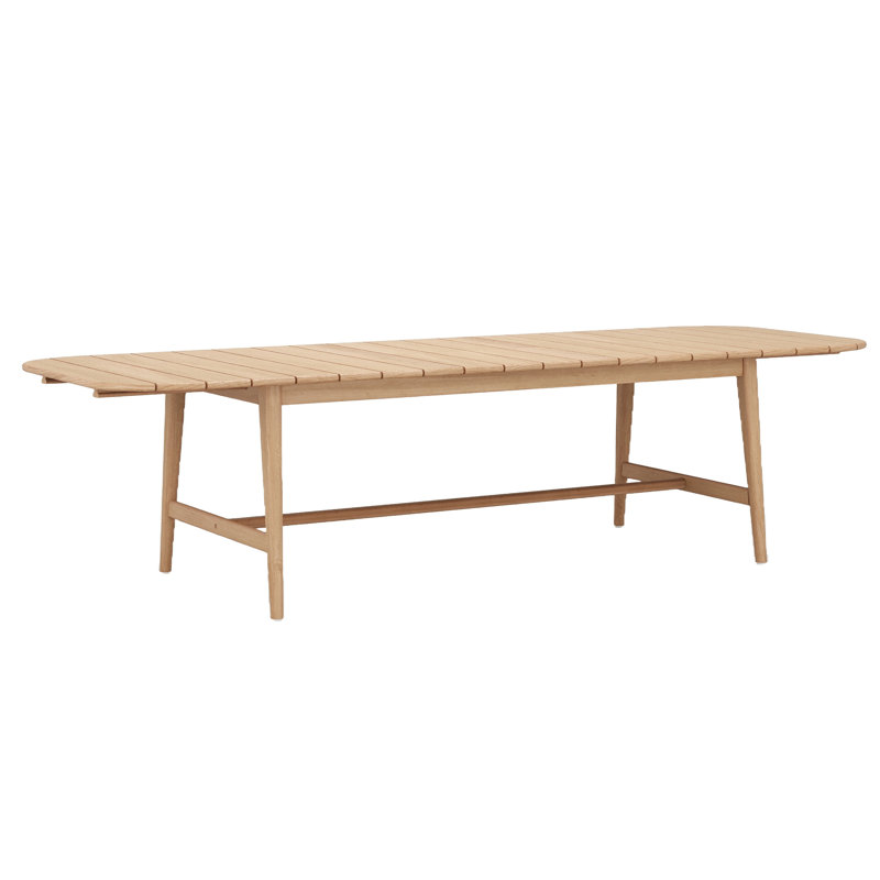 Amadora 96" Extendable Dining Table, 30" H x 96" W x 42.9" D