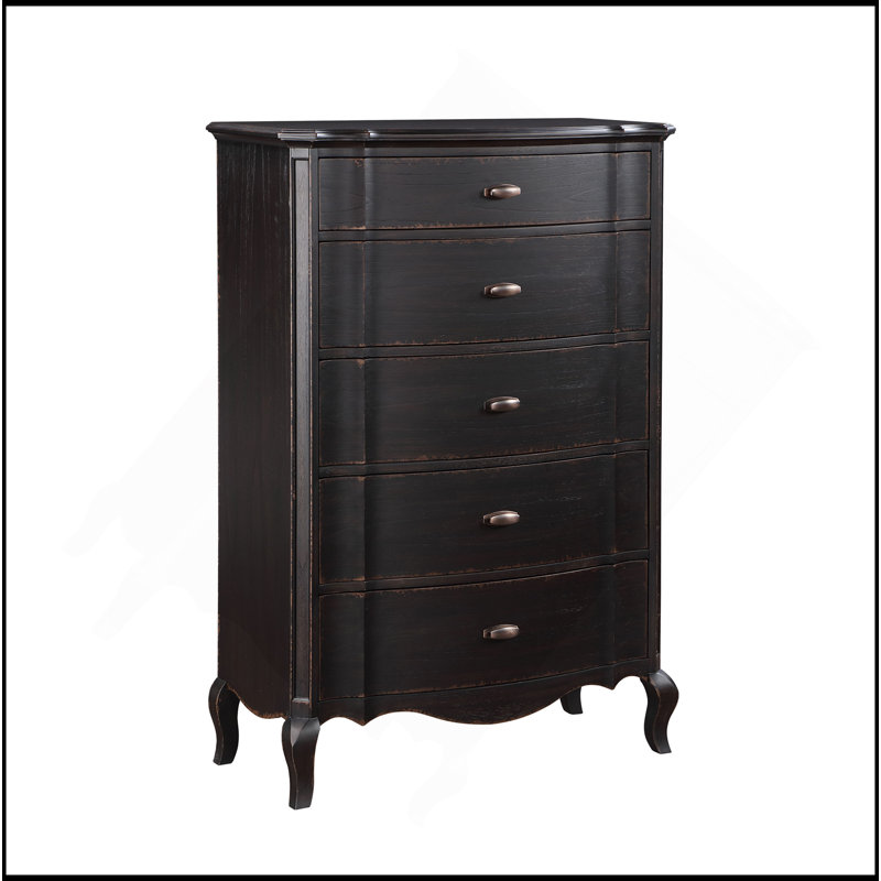 Commode Chelmsford, Noir antique
