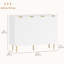 Buffet avec tablettes réglables, blanc