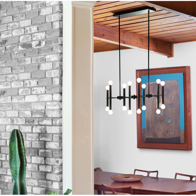 Jamir 16-Light Chandelier, Black
