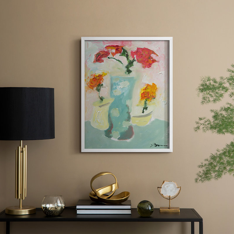 «The Matriarch», reproduction encadrée - bois massif, H 21 po x l 17 po, Blanc