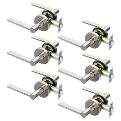 Poignée de porte Muse Design moderne dissimulé pour (Hall et garde-robe) - Style minimaliste élégant en nickel brossé