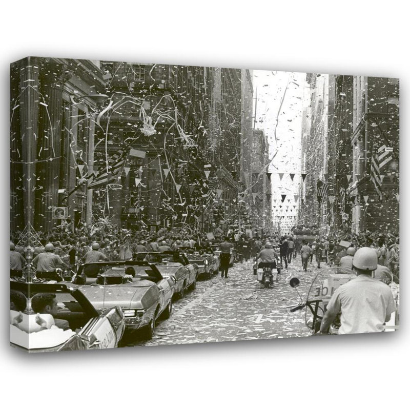 Chicago Parade for Apollo 11, 36" H x 45" W