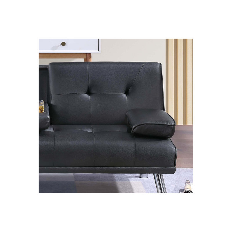 Twin 66 " Upholstered Convertible Sofa