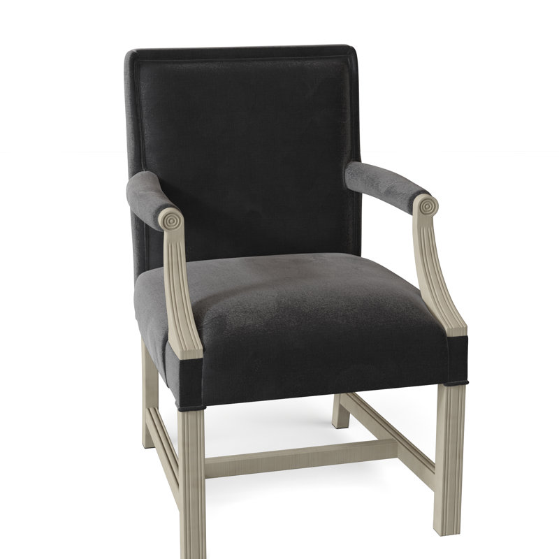 Warwick Upholstered Arm Chair, 9953 Willow, Almond Buff