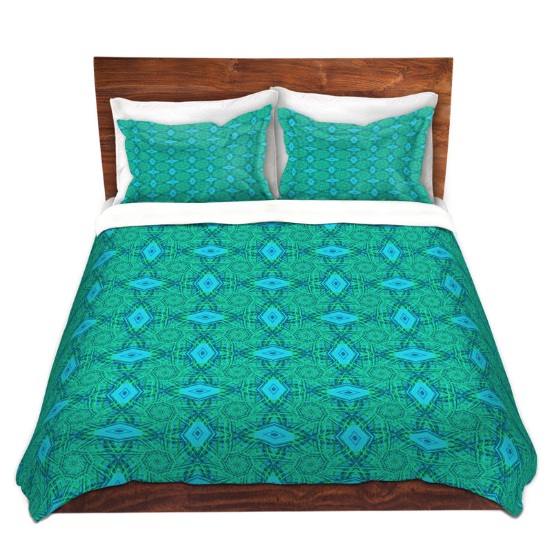 Ensemble de housse de couette diamants, 1 housse de couette grand + 2 taies standards