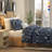 Color Sense 100% Cotton Percale 3-Piece Printed Duvet Cover Set-110376889-110376888