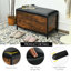 Banc de rangement en similicuir