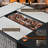 26"D X 42.15"W Rectangular Outdoor Fire Pit Table,Wicker Rattan Propane Heater For Patio, Garden, Backyard
