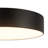 Cherylene 6-in Black dimmable LED Flush Mount-124959442