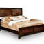 Lit transitionnel pour grand lit en acacia / noyer massif 1pcs