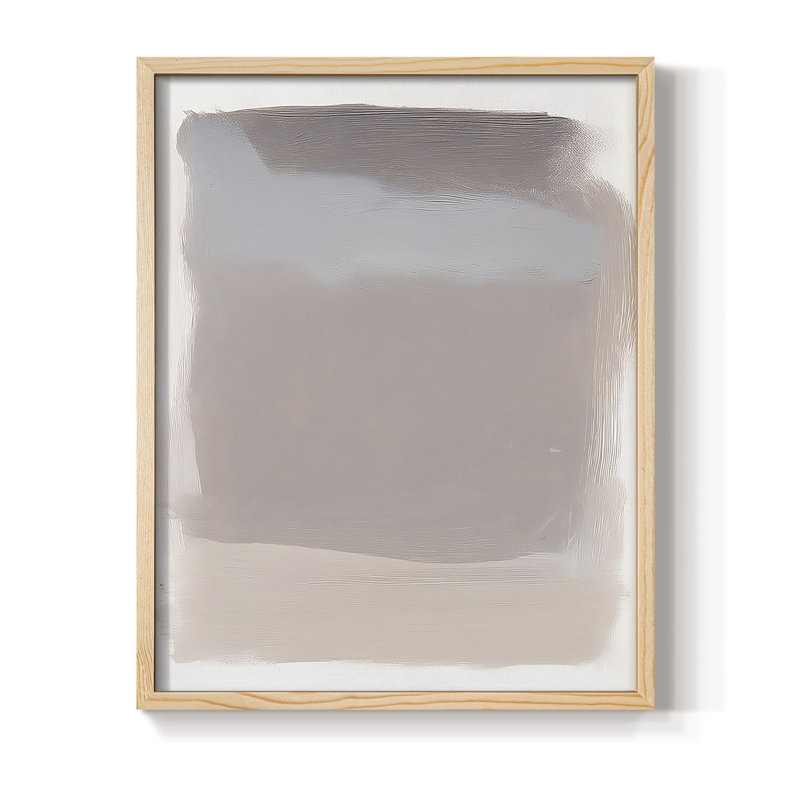 ABSTRACT Series DCCXL III, reproduction encadrée - bois massif, H 11 po x l 9 po, Naturel