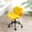 Chaise de bureau pivotante jaune-2081356498