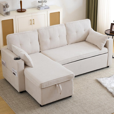 L Shaped Sofa 2 - Piece Upholstered Sofa & Chaise 