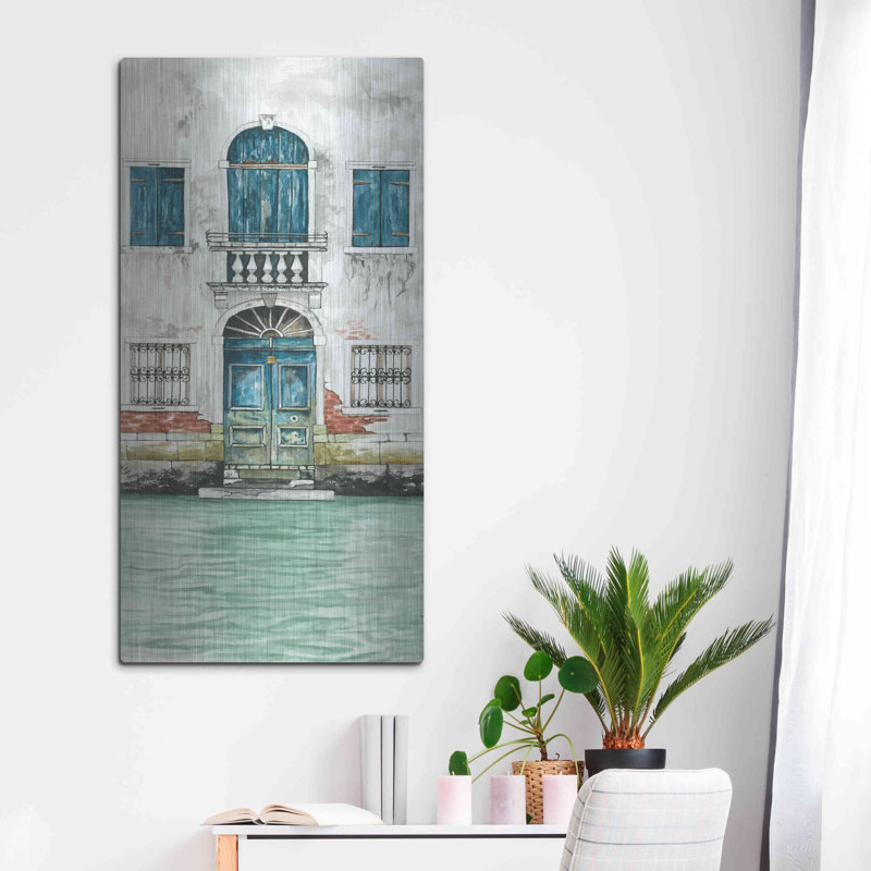 «Grand Canal II» par Cindy Jacobs, H 48 po x l 24 po