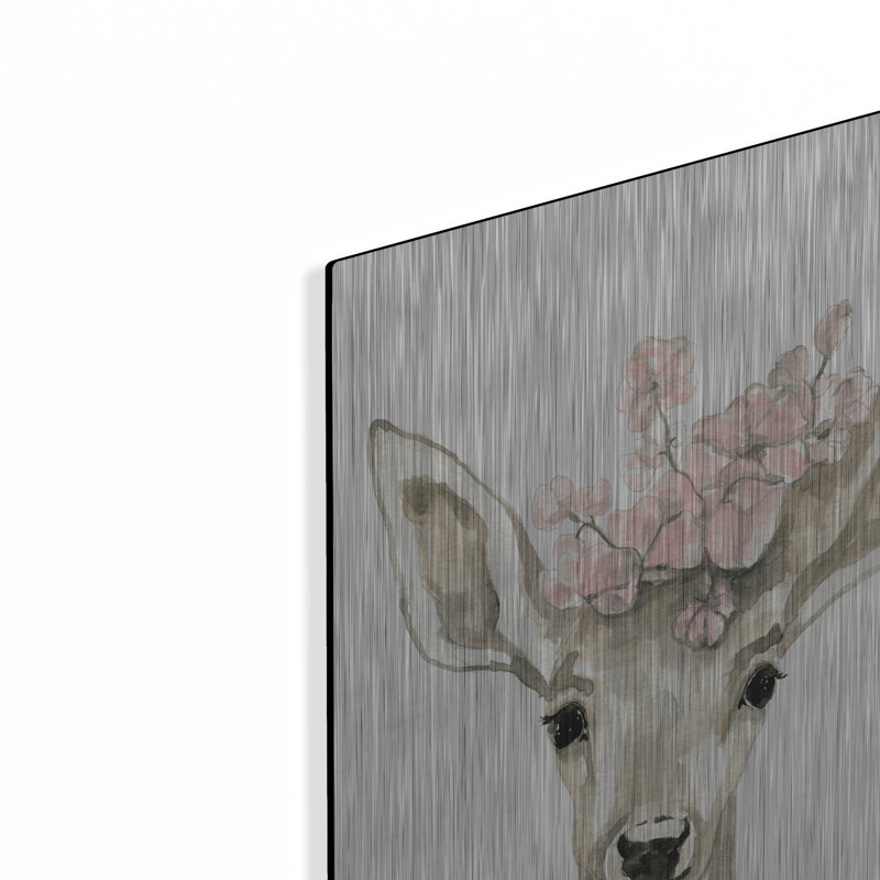 Art mural en métal Trinx «Happy Spring 1» par Yvette St. Amant, 16 po x 24 po
