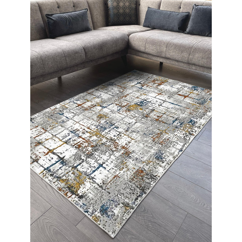 Tapis en coton Dianna, Rectangle 3 pi 11 po x 7 pi 3 po