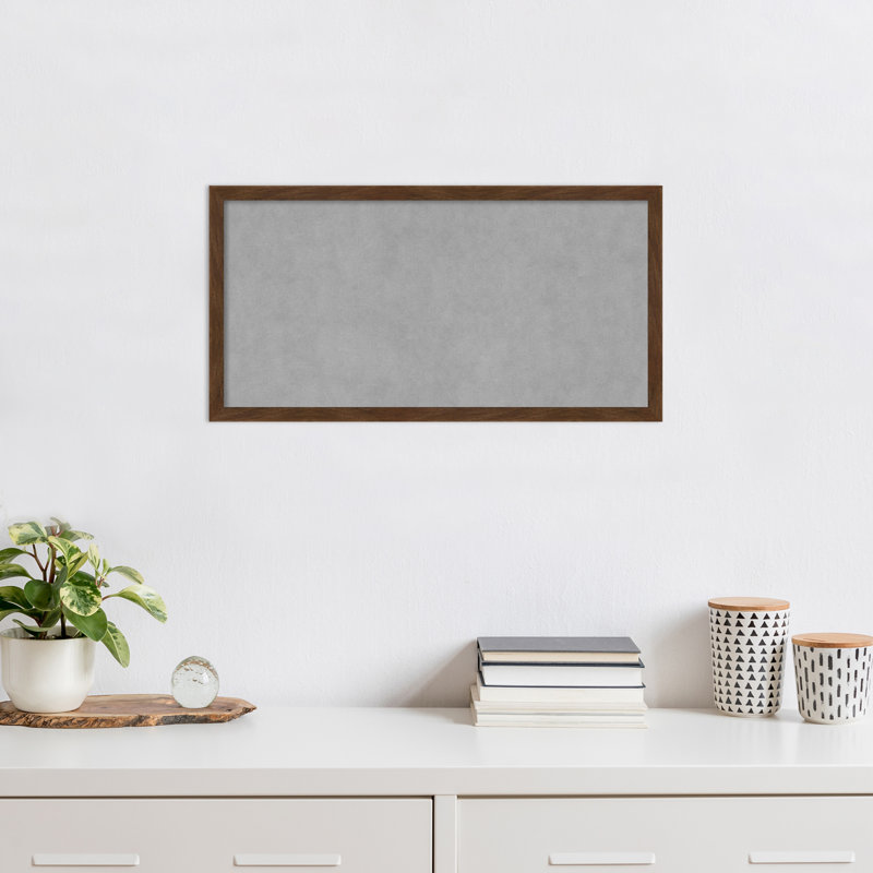 Tableau magnétique à cadre étroit Carlisle Brown, H 13 po x l 25 po