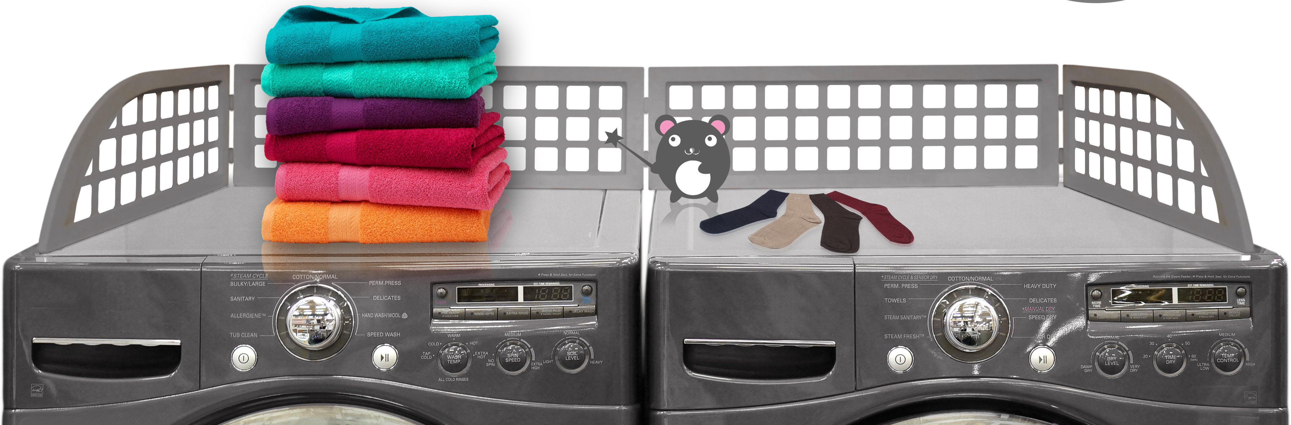 Haus Maus Laundry Guard Plastic Laundry Room Organizer & Reviews