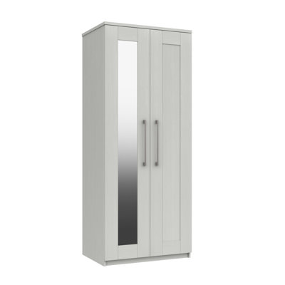 Alishma 2 Door Manufactured Wood Wardrobe
