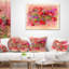 Roses pastel craie - coussin imprimé floral-29598207-29598204