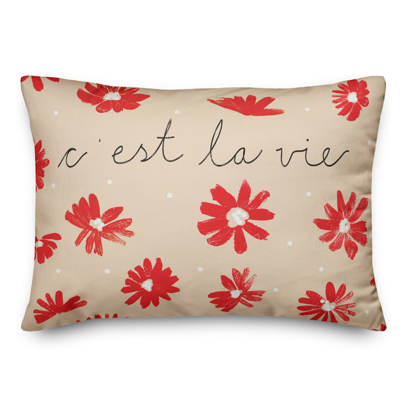 Floral Throw Pillow